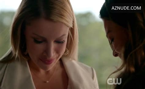 Scarlett Byrne Teressa Liane Lesbian Scene In The Vampire Diaries AZNude