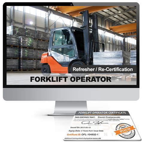 Forklift Certification Training Online Osha And Ansi Compliant 7995