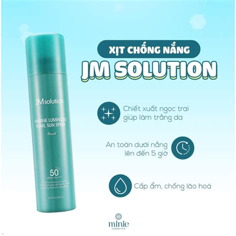 Xịt chống nắng Body JM Solution Marine Luminous Pearl Sun Spray SPF50 ...