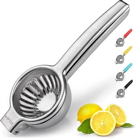 Amazon Co Jp Zulay Kitchen Lemon Squeezer Stainless Steel High Quality