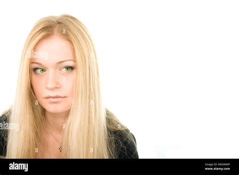Pretty Green Eyed Blonde High Resolution Stock Photography And Images Alamy