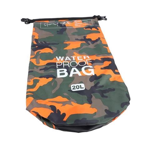 Fydun Sac Sec Tanche L Orange Camo Roll Top Dry Bag Sac Tanche