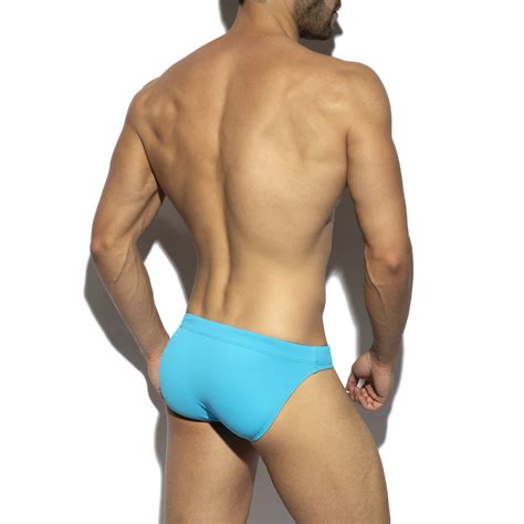 Bath Bikini Pique Turquoise Swim Briefs For Man Brand ES Collect