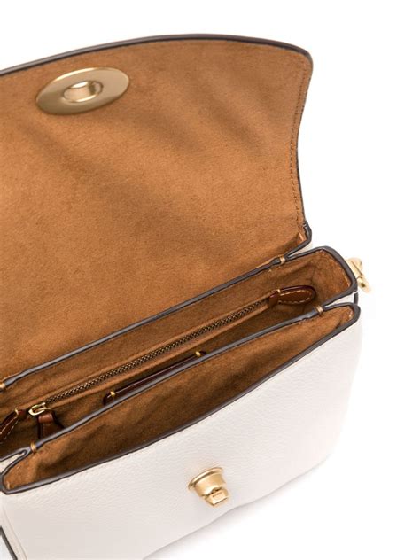 Coach Bolsa Transversal Cassie De Couro Neutro Farfetch Br