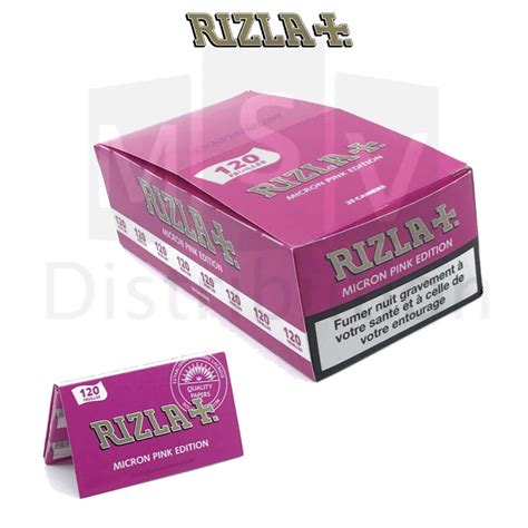 Rizla Feuilles Regular Pink X25 Major Ditri