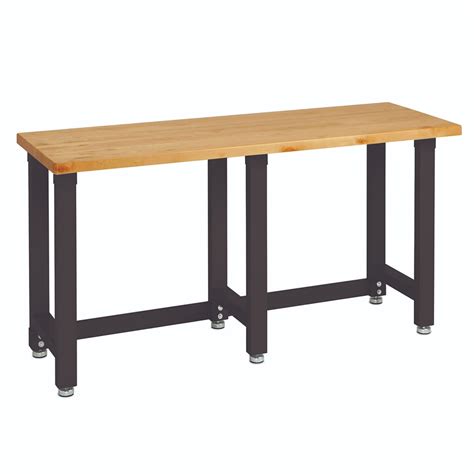 Seville Classics Ultrahd Steel Workbench 25 W X 72 L X 37 5 H Satin Graphite