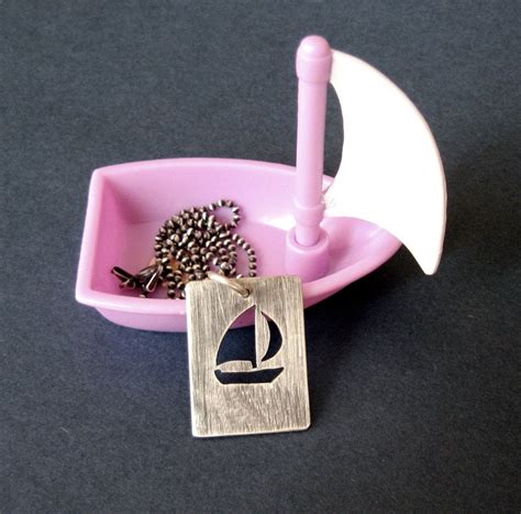 Sterling Silver Sailboat Pendant Come Sail Away - Etsy