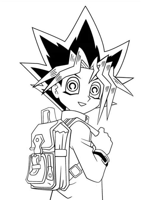 Yu Gi Oh Para Dibujar Pintar Colorear Imprimir Recortar Y Pegar 002