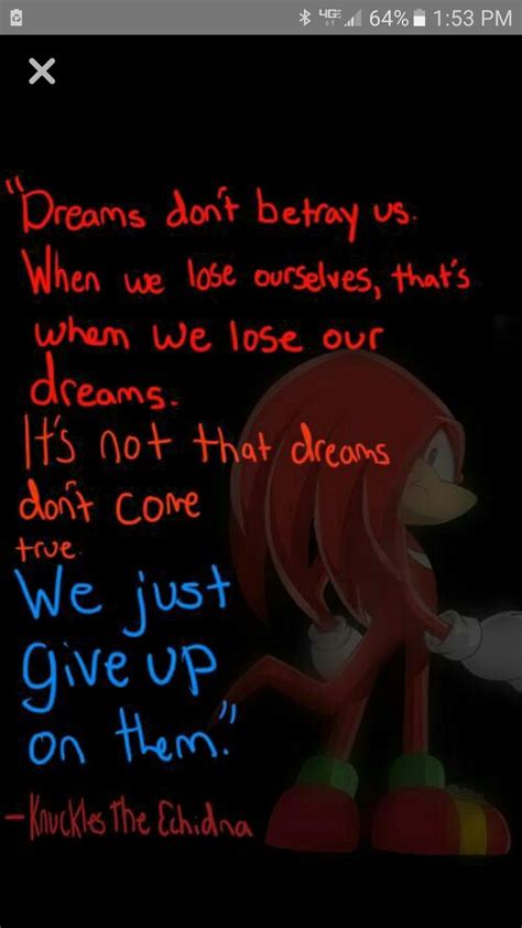 Sonic Quotes - Knuckles - Wattpad