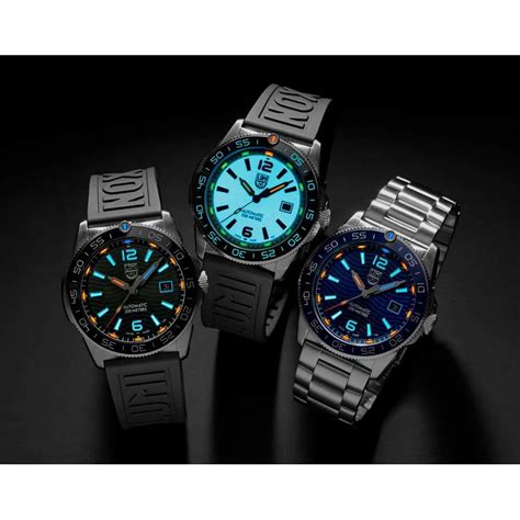 Luminox Pacific Diver Automatic 3100 Series 42mm Watch Silver Dressinn