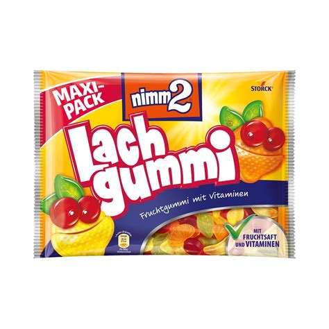 Nimm2 Lachgummi 1 X 376g Maxi Pack Fruchtgummi Mit Fruchtsaft Und