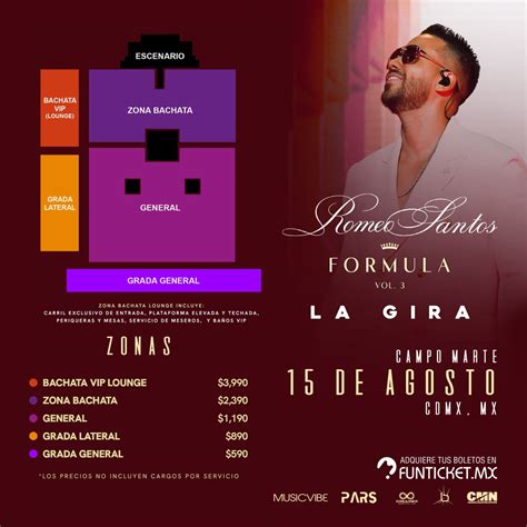 Romeo Santos Anuncia El Precio De Los Boletos Para Su Presentación En Cdmx El 15 De Agosto