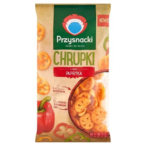 Przysnacki Chrupki o smaku papryka 120 g Zakupy online z dostawą do