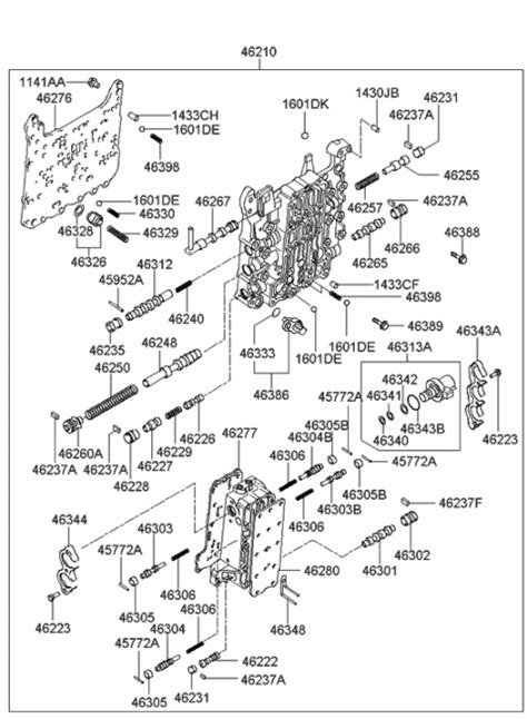 Transmission Valve Body 2004 Hyundai Santa Fe