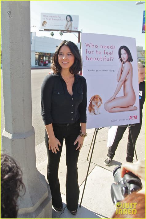 Olivia Munn Nude PETA Ad Unveiled Photo 2617004 Nude Olivia Munn Photos Just Jared