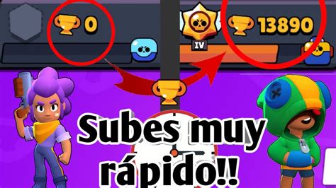 Como Subir Copas R Pido En Brawl Stars Youtube