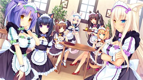 Chocola Vanilla Coconut Cinnamon Azuki And 2 More Nekopara Drawn