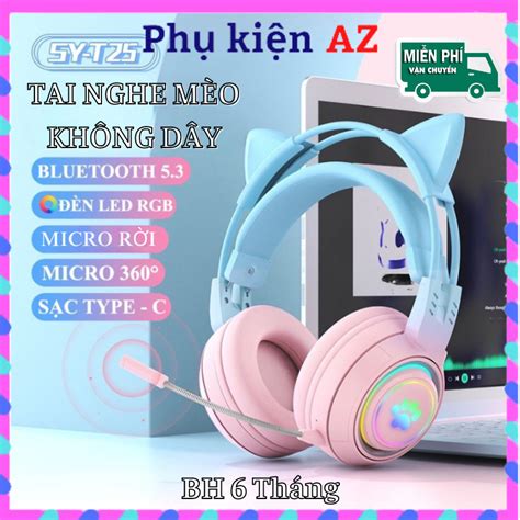 Tai Nghe M O Gaming Bluetooth Ch P Tai Sy T C Mic Th O R I Ch Ng N