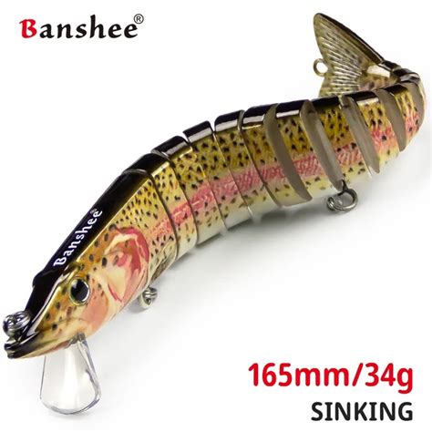 Banshee Se Uelos De Pesca De Mm Y G Cebos Articulados Swimbait