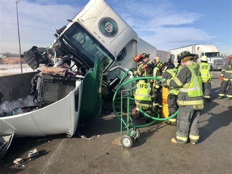 Update Eastbound I 70 Back Open After Crash Involving Overturned Semi