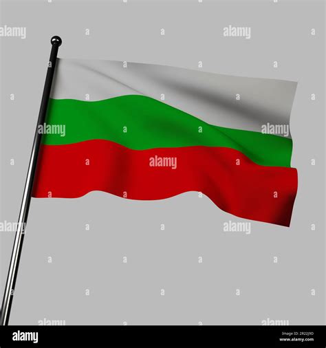 The Bulgarian Flag S Three Horizontal Stripes Of White Green And Red