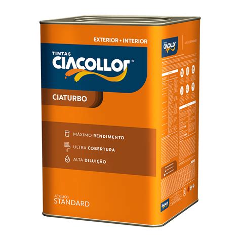 Tinta Acr Lica Ciaturbo Fosco Ciacollor Lt Mercotintas