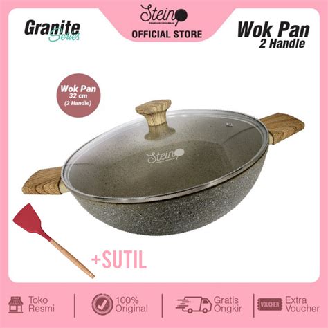 Jual Panci Wok Pan Steincookware Onyx Cm Lid Tutup Kaca Double