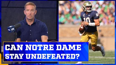 Will Sam Hartman Continue To Shine With Notre Dame Joel Klatt Show