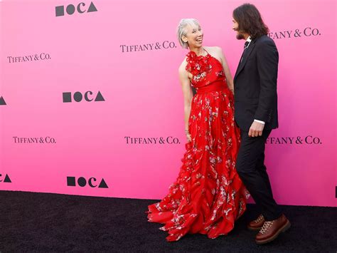 Keanu Reeves And His Girlfriend Alexandra Grant Share A Kiss In A