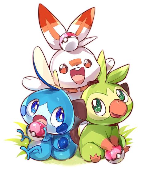 ''The Galarian Starters'' by 801yamaarashi : r/PokemonSwordAndShield