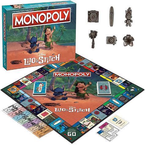 Disney Lilo Stitch Monopoly Board Game For Players Oriental Trading