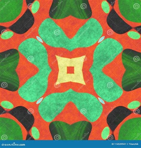 Abstract Cartoon Kaleidoscope Stock Illustration - Illustration of