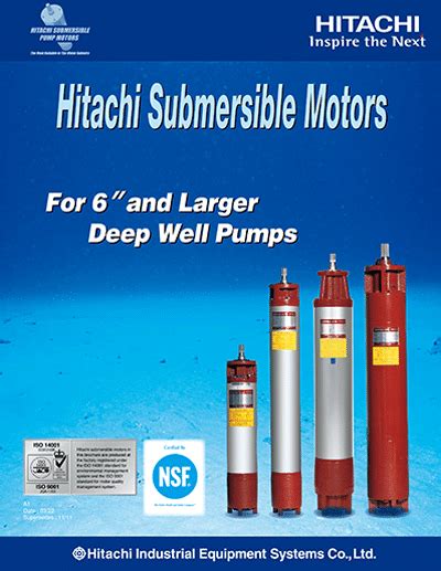 Hitachi Water Filled Motors Sunstar Usa