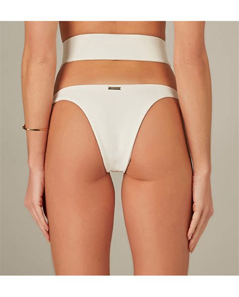 Bikini Alt Bottom Biquini Suzy Textura Flat Off White Marka Empress