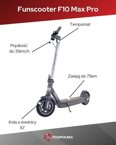 Funscooter F10 Max Pro potężna hulajnoga na dłuższe wyprawy TEST