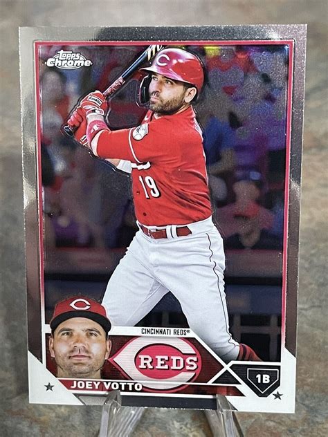 JOEY VOTTO CINCINNATI REDS 2023 TOPPS CHROME 190 EBay