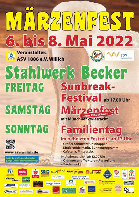 Asv M Rzenfest Allgemeiner Sch Tzenverein E V Willich