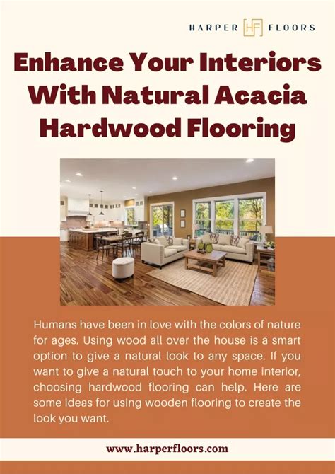 Ppt Enhance Your Interiors With Natural Acacia Hardwood Flooring