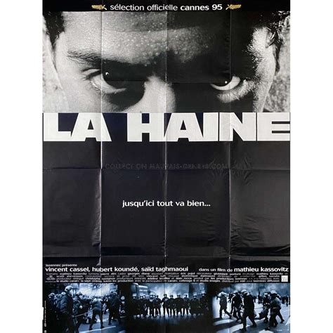 Affiche De Cinéma La Haine 1ere Sortie Grande