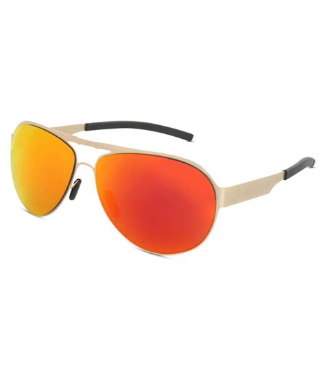 Much More Orange Aviator Sunglasses Gg 150 Buy Much More Orange Aviator Sunglasses