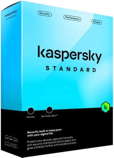 Kaspersky Standard Antivirus 3 Device 1 Year KSA 3D1Y Buy Best Price