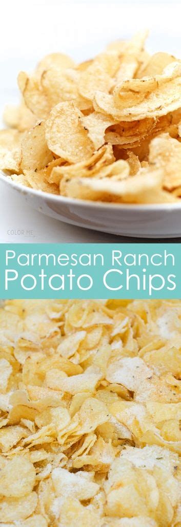 Easy Garlic Parmesan Potato Chips Perfect For A Bbq Diy Food Recipes