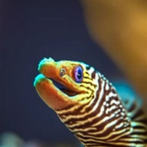 Dragon Moray Eel A Vibrant Underwater Marvel Of Nature