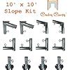 Amazon 10 X 10 Slope Lean To Canopy Fittings Kit DIY Metal