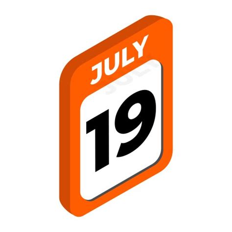 July 19 Calendar Vector Vector Images (over 110)