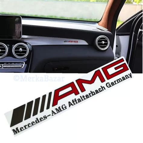 Emblema Logo Stemma Amg Interno Per Mercedes Benz Eur Picclick Fr