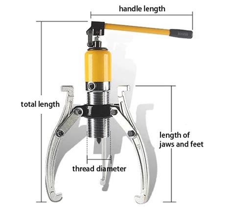 Heavy-Duty Hydraulic Bearing Puller, 30/50 Ton | Tool.com