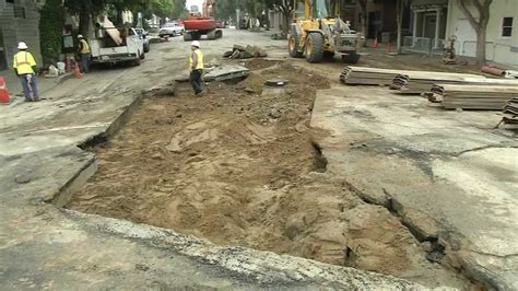 SF sinkhole filled ahead of next storm - ABC7 San Francisco