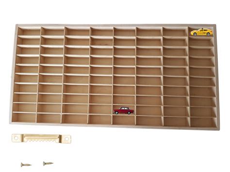 PÓŁKA NA SAMOCHODZIKI AUTKA RESORAKI HOT WHEELS ORGANIZER 80 MIEJSC DREWNO 15934066531