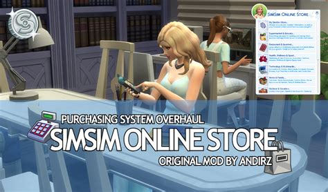 SimSim Online Store The Sims 4 Mods CurseForge